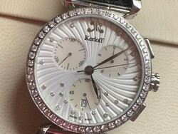 1,32ct gyémántokkal Korloff Chronograph karóra ÚJ!