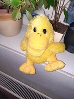 Plüss játék,  kesztyűbáb,  bábozás, kacsa  elemes,  Alkudható