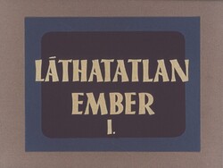 A láthatatlan ember I-II. színes diafilm, 1963-es színes kiadás   35.