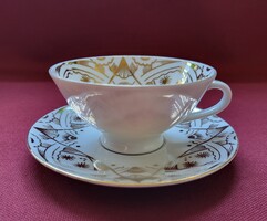 Waldsassen Bavaria német porcelán kávés csésze csészealj espresso mokkás rövid kávés eszpresszó