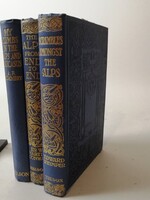 ALPS TRAVEL BOOKS - ALPOK ÚTIKÖNYVCSOMAG 1890-ES ÉVEKBŐL