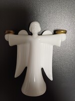 Art deco rosenthal porcelán angyal gyertyatartó