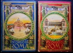 Ricordo di Roma I-II.(antik római leporellós utikönyv 32-32 ff. kép)