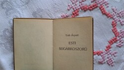 Nemzetközi Nőnap miniatűr könyv, Tóth Árpád Esti sugárkoszorúja, Reich Károly grafikájával