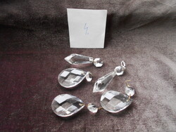 5 db kristály lámpa alkatrész csillárhoz-az ár az 5 dbra vonatkozik