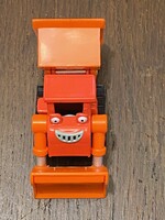 Markolós,lánctalpas kis autó. gyerekjáték.Hossza 7 cm. Teljesen új állapotban. Narancssárga színben.