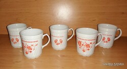 Iris Cluj porcelán bögre készlet 5 db egyben (1/K)