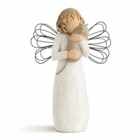 Willow Tree figura "With Affection" angyal cicával