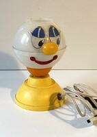 RETRO OROSZ BOHÓC, ASZTALI LÁMPA FESTETT, SZÍNES MŰANYAGBÓL 20.5 CM
