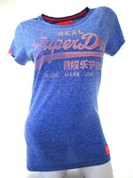 EREDETI SUPERDRY (S / M) CSINOS RÖVID UJJÚ NŐI PÓLÓ FELSŐ
