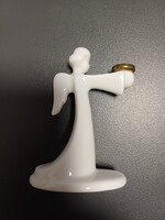 Art deco rosenthal porcelán angyal gyertyatartó