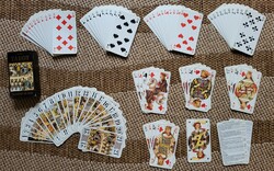 Dusserre francia deluxe tarock tarokk tarot kártya 78 lapos eredeti dobozában kártyapakli