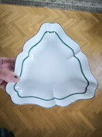 Herendi porcelán köretes tàl asztalközép kínáló.
