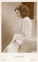 Képeslap: Külföldi színészek, Greta Garbo.