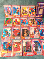 Extrém ritka 36 db Spiderman 2, Pókember 2 hologrammos kártyák teljes pakli dobozában.