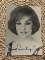 Gina Lollobrigida autogram