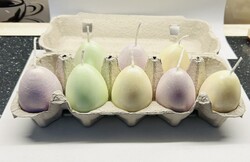 Húsvéti aromaterápiás szójaviasz tojás gyertyák