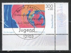 Ívszéles Német 1136 Mi 2122     3,00 Euró