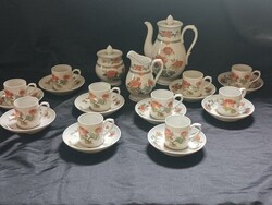 Imádnivaló 70-es évek kávészolgáltatás bajor porcelánból Winterling (Marktleuthen