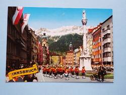 Képeslap (68) - Ausztria - Innsbruck - Mária Terézia utca 1970-es évek