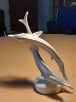 Retro Hollóházi porcelán figura alján jelzett hibátlan