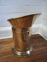 Nagyméretű réz kanna, esernyőtartó, dekoráció, 30 cm