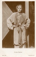Képeslap: Külföldi színészek, Greta Garbo.