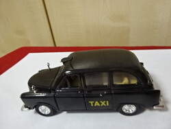 WELLY márkájú fekete makett taxi, hossza 12,5 cm. London taxi. Jókai