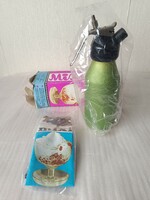 Retro Lehel Mixi Habosító és Üdítő Ital készítő készülék, zöld, teljesen új