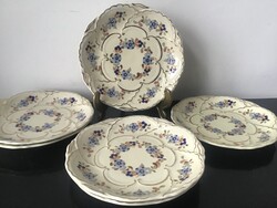 Zsolnay Porcelán süteményes tányérok