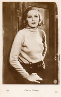 Képeslap: Külföldi színészek, Greta Garbo.