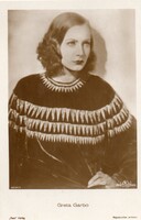 Képeslap: Külföldi színészek, Greta Garbo.
