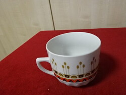 Csehszlovál porcelán bögre, magassága 7,5 cm. Jókai.