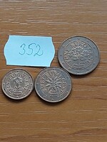 AUSZTRIA 1 + 2 + 5 EURO CENT 2002 VIRG, Acél réz bevonattal, 352
