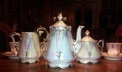 ÁLOMSZÉP SZECESSZIÓS  TEÁS v.KAKÓS KÉSZLET 6 személyre - Art@Decoration