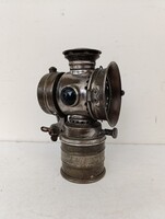 Antik bicikli lámpa Alte Fahrradlampe Bicycle Lamp karbid kerékpár gyűjtemény 619 1635