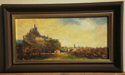 Ismeretlen festő (20.sz.eleje) : Várrom a hegyen