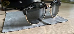 RAY BAN Clubround NAPSZEMÜVEG TOKKAL, KENDŐVEL,ÚJ!