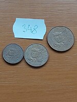 FRANCIAORSZÁG 1 + 2 + 5 EURO CENT 1999  Acél réz bevonattal, 348