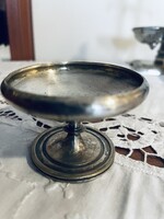 Ezüstözött talpas fűszertartó