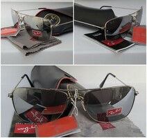 RAY BAN AVIATOR NAPSZEMÜVEG TOKKAL, KENDŐVEL,ÚJ!