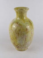 1U702 Régi art deco gádor mázas kerámia váza 23.8 cm