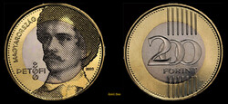 200  FORINT - PETŐFI SÁNDOR 200 ÉVVEL EZELŐTT SZÜLETETT  2023 BP (kapszulában)