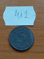 AUSZTRIA 5 GROSCHEN 1948 CINK  412