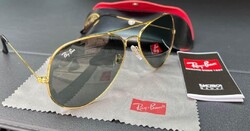 RAY BAN AVIATOR NAPSZEMÜVEG TOKKAL, KENDŐVEL,ÚJ!
