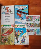 5 db régi képregény-MISA-BUCÓ TACSI SZETTI