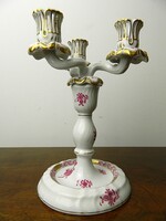 Herendi porcelán gyertyatartó