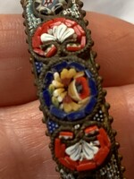 MILLEFIORI "MICROMOZAIK" karkötő-ajándék az 1900-as évek elejéről Olaszországból