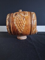 Wooden Table Barrel