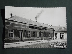 Képeslap,Mezőkövesd,Tulipán vendéglő,étterem látkép,részlet, 1968-
